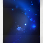 暗い背景のモルフォ・バタフライ 三つ折り招待状 (内部中)