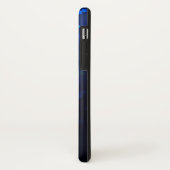 暗い背景のモルフォ・バタフライ Case-Mate iPhoneケース (裏面/左)