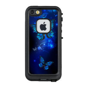 暗い背景のモルフォ・バタフライ LifeProof FRÄ’ iPhone SE/5/5sケース