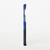 暗い背景のモルフォ・バタフライ SAMSUNG GALAXYケース (左側)