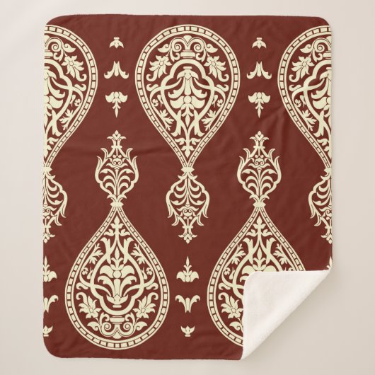 暗い背景のヴィンテージ要素 シェルパブランケット (正面)