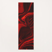 暗い背景の明るい赤と暗いカーブ。 ヨガマット (正面)