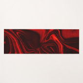 暗い背景の明るい赤と暗いカーブ。 ヨガマット (正面(横))
