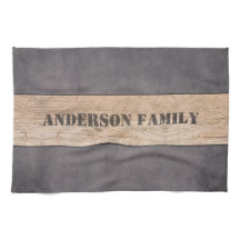 暗い背景の木目、ファミリ名