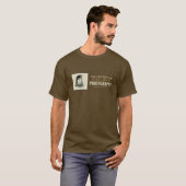暗い背景用のCCWPスタンプデザイン Tシャツ (正面フル)