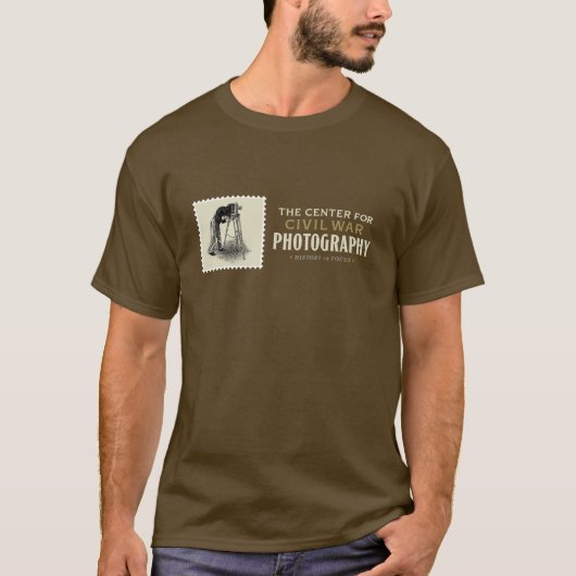 暗い背景用のCCWPスタンプデザイン Tシャツ (正面)