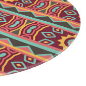 暗い背景：民族的シアステカームレス カッティングボード (角)