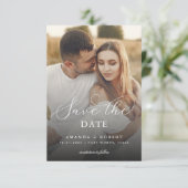 暗い色あせた写真と結婚スクリプト セーブザデート (スタンド正面)