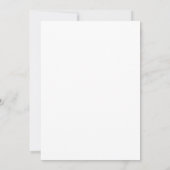暗い色あせたArchフォトハートミニマルスクリプ結婚ト セーブザデート (裏面)
