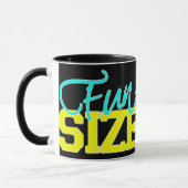 暗い色のためのおもしろいのサイズ マグカップ (左)