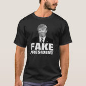暗い色のためのドナルド・トランプの擬似大統領 Tシャツ (正面)