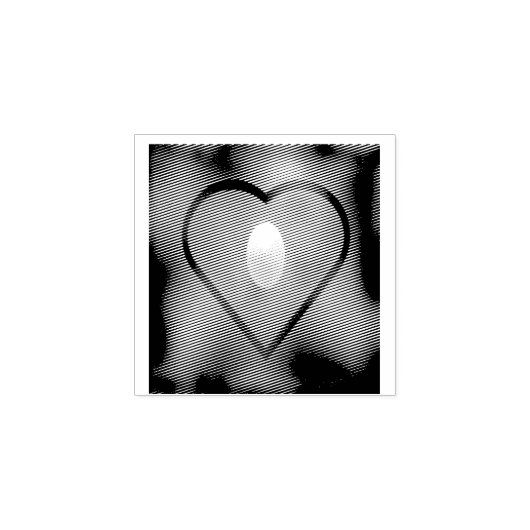 暗い色は白白熱［赤熱］光を放つい電球のシールを聞く ラバースタンプ (インプリント)