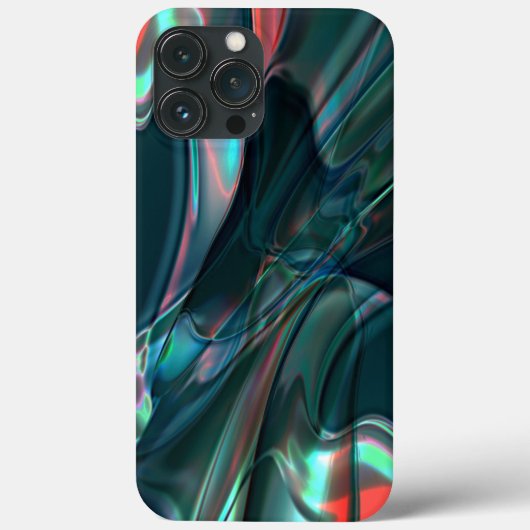暗い色合いのツイスト曲線からシルバーライト Case-Mate iPhoneケース (裏面)