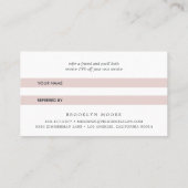 暗い花のロゴの紹介カード 紹介カード (裏面)