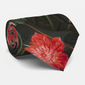 暗い花の静物画のタイ ネクタイ (ロール)