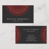 暗い花園の曼荼羅 名刺 (正面/裏面)