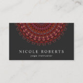 暗い花園の曼荼羅 名刺 (正面)