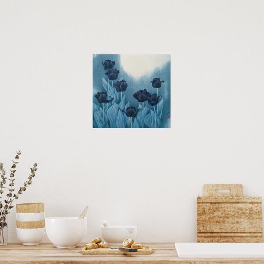 暗い花 ポスター (キッチン)