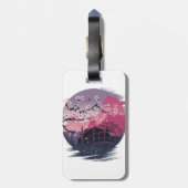 暗い花 ラゲッジタグ (裏面縦)