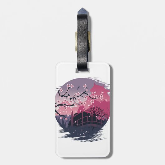 暗い花 ラゲッジタグ (裏面縦)