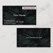 暗い花 名刺 (正面/裏面)
