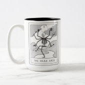 暗い芸術のマグ ツートーンマグカップ (左)