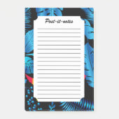 暗い葉の夏の熱帯ハミングバード ポストイット (正面)