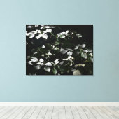 暗い葉 キャンバスプリント (インサイチュ (ウッドフロア))