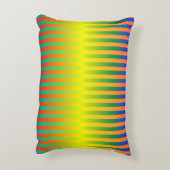 暗い虹と明るい虹(ストライプ) アクセントクッション (裏面(縦))