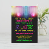 暗い誕生日の招待状で輝く 招待状 (スタンド正面)