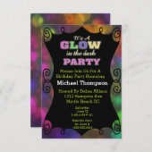 暗い誕生日招待状 招待状 (正面/裏面)