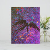 暗い謎の翼を持飛んでいるった宇宙の向こうの姿 (スタンド正面)