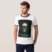 暗い象徴と複雑なハロウィンドルアート Tシャツ (正面フル)