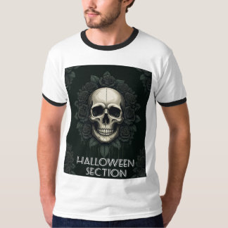 暗い象徴と複雑なハロウィンドルアート Tシャツ