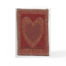 暗い赤いハート