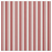 暗い赤と白ストライプ ファブリック (見本)