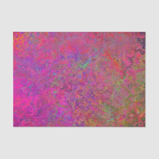 暗い赤紫色およびターコイズの質 薄葉紙 (正面)