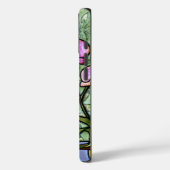 暗い赤紫色と子猫(パーソナライズされた) Case-Mate iPhoneケース (裏面 / 左)