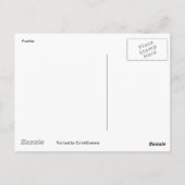 暗い赤紫色はがき ポストカード (裏面)