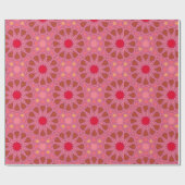 暗い赤紫色グラナダ ラッピングペーパー (フラット)