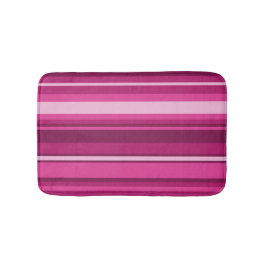 暗い赤紫色ストライプ バスマット