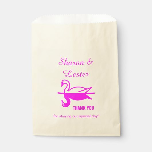 暗い赤紫色スワン フェイバーバッグ (正面)