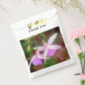 暗い赤紫色花 フェイバーバッグ (封をした状態)