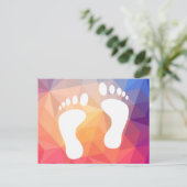 暗い足跡グラフ ポストカード (スタンド正面)