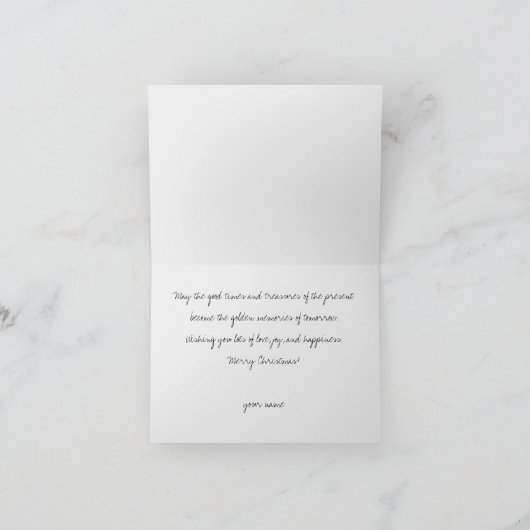 暗い輝きメリークリスマス カード (内部)