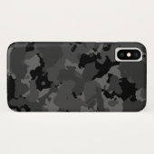 暗い迷彩柄パターン Case-Mate iPhoneケース (裏面(横))