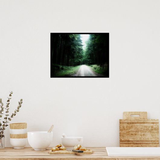 暗い道 ポスター (キッチン)