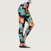 暗い部分の明るい正方形 レギンス (右)