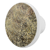 暗い金ゴールドグリッタークラックレモダンシックなグラムスパークル セラミックノブ (右)