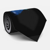 暗い金属の網の首のタイの空腹なマグロ ネクタイ (ロール)